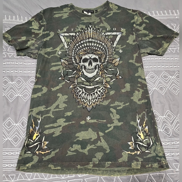 Affliction Other - Affliction Black Label Ironhorse Tribe Tshirt Size Medium